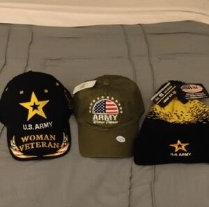 U.S. Army WOMAN VETERAN Hat Collection